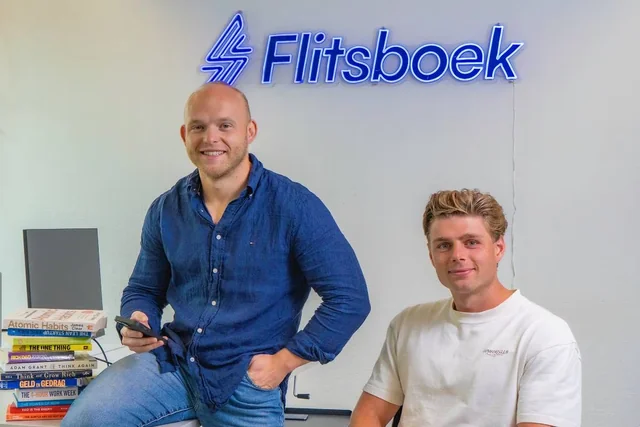 The Flashbook team with their books